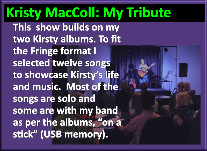 Kirsty MacColl: My Tribute show image